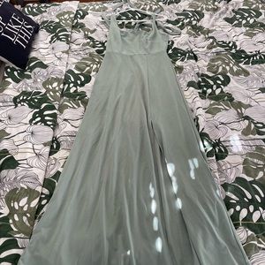 Birdygrey sage bridesmaid dress (M)